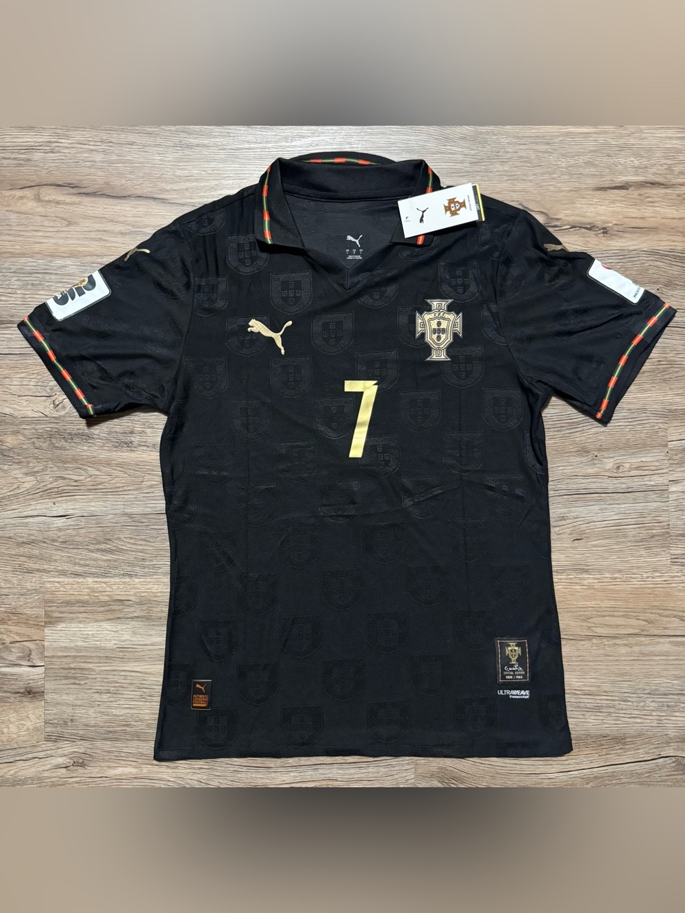 Portugal Ronaldo #7 2026 World Cup Home Jersey - Large & XL, Player Edition